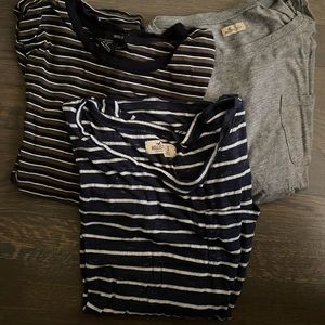 3 TSHIRT BUNDLE - Hollister and Forever 21